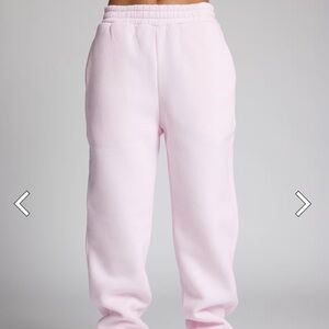 New Minimalist Comfrt Pale Pink Sweatpants for Women/Men